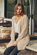 Load image into Gallery viewer, Bonnie Long Sleeve Beige Knit Cardigan