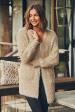 Load image into Gallery viewer, Bonnie Long Sleeve Beige Knit Cardigan