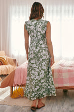 Load image into Gallery viewer, Trissa Sage Green Floral Maxi Dress
