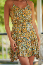Load image into Gallery viewer, Denali Orange Multi Floral Summer Dress
