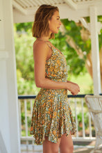 Load image into Gallery viewer, Denali Orange Multi Floral Summer Dress