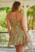Load image into Gallery viewer, Denali Orange Multi Floral Summer Dress