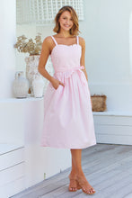 Load image into Gallery viewer, Bellamae Pink Tie Waist Singlet Maxi Dress