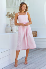 Load image into Gallery viewer, Bellamae Pink Tie Waist Singlet Maxi Dress