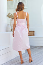 Load image into Gallery viewer, Bellamae Pink Tie Waist Singlet Maxi Dress
