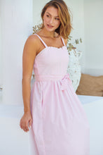 Load image into Gallery viewer, Bellamae Pink Tie Waist Singlet Maxi Dress