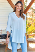 Load image into Gallery viewer, Kaya Drop Back White Shirt