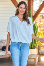 Load image into Gallery viewer, Clara Batwing Crossover Top White