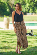 Load image into Gallery viewer, Leona Leopard Print Maxi Skirt