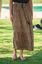Load image into Gallery viewer, Leona Leopard Print Maxi Skirt