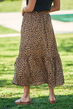 Load image into Gallery viewer, Leona Leopard Print Maxi Skirt