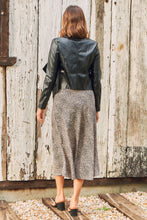 Load image into Gallery viewer, Mira Brown Speckled Aline Skirt
