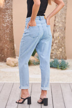 Load image into Gallery viewer, Chanelle Light Blue Wash Mum Denim Jeans