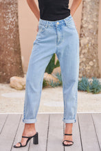 Load image into Gallery viewer, Chanelle Light Blue Wash Mum Denim Jeans