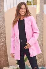 Load image into Gallery viewer, Mimosa Pink Button Front Blazer