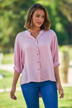 Load image into Gallery viewer, Airlie Pink Button Up Shirt