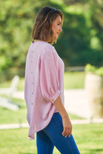Load image into Gallery viewer, Airlie Pink Button Up Shirt