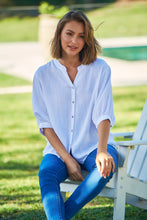 Load image into Gallery viewer, Airlie White Button Up Shirt