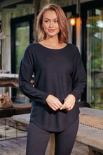 Load image into Gallery viewer, Cameron Long Sleeve Pullover Black Knit