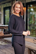 Load image into Gallery viewer, Cameron Long Sleeve Pullover Black Knit