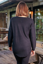 Load image into Gallery viewer, Cameron Long Sleeve Pullover Black Knit
