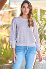 Load image into Gallery viewer, Stefani Dot Print Blush Long Sleeve Jumper