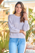 Load image into Gallery viewer, Stefani Dot Print Blush Long Sleeve Jumper