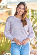 Load image into Gallery viewer, Stefani Dot Print Blush Long Sleeve Jumper