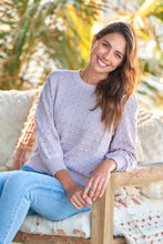 Load image into Gallery viewer, Stefani Dot Print Blush Long Sleeve Jumper
