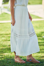 Load image into Gallery viewer, Dharma White Lace Maxi Skirt