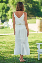 Load image into Gallery viewer, Dharma White Lace Maxi Skirt
