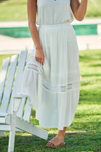 Load image into Gallery viewer, Dharma White Lace Maxi Skirt