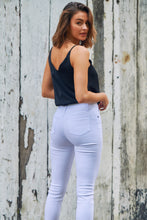 Load image into Gallery viewer, Basic White Denim Jeans