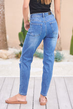 Load image into Gallery viewer, Delta Dark Washed Blue Denim Torn Knee Jeans