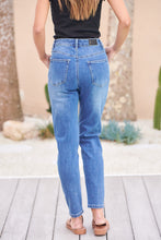 Load image into Gallery viewer, Delta Dark Washed Blue Denim Torn Knee Jeans
