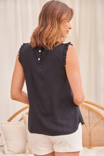 Load image into Gallery viewer, Frankie Black High neck top