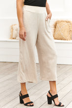 Load image into Gallery viewer, Shianne Beige Linen Culotte