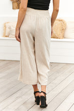 Load image into Gallery viewer, Shianne Beige Linen Culotte