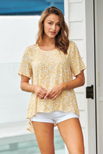 Load image into Gallery viewer, Monte Leopard Yellow Tee