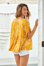 Load image into Gallery viewer, Palm Springs Yelow Frill Tee