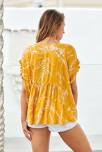 Load image into Gallery viewer, Palm Springs Yelow Frill Tee