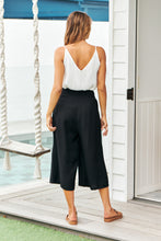 Load image into Gallery viewer, Mila Tie up Black Culotte