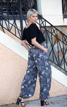 Load image into Gallery viewer, Alyssa Wide leg Animal Brush Print Pants